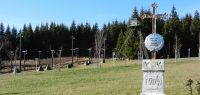 104 buchwald - ehemalige tschechische grenzsicherung - als mahnmal von tschech berufsschulklasse wieder aufgebaut